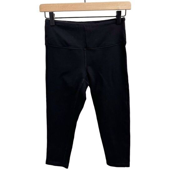 Prana‎ Cropped Activewear Leggings Black Size Small - Picture 1 of 10